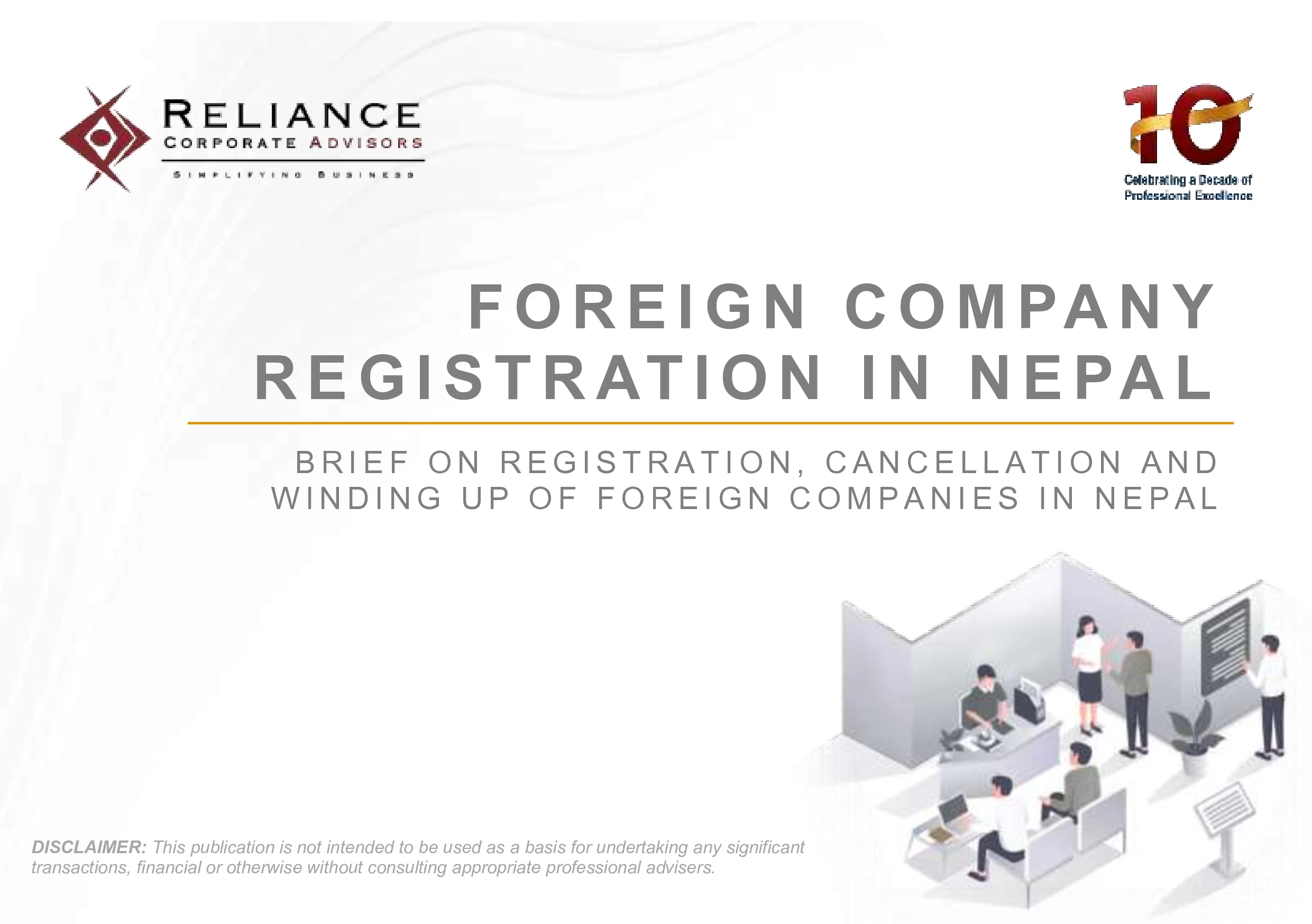 Foreign Company Registration in Nepal — Reliance Corporate Advisors insight